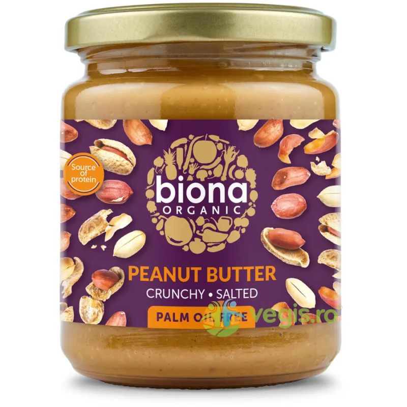 Pasta de Arahide Crocanta cu Sare Ecologica/Bio 250g BIONA — preț și oferte