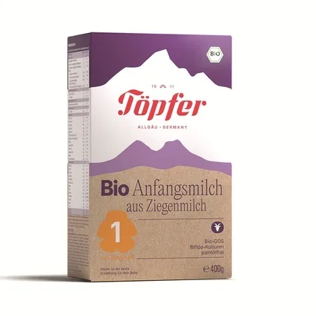 Lapte praf de capra Bio Formula 1, 400 g, Topfer — preț și oferte