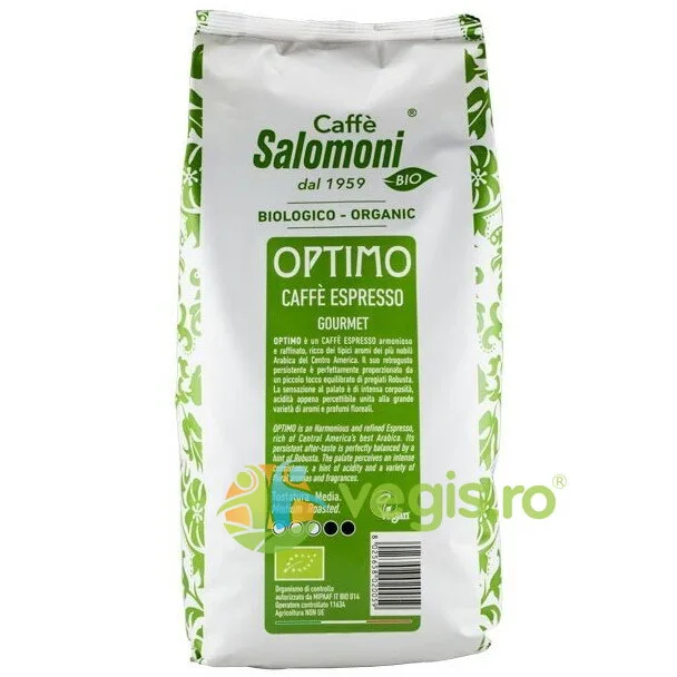 Cafea Boabe Espresso Gourmet Ecologica/Bio 1kg CAFFE SALOMONI — preț și oferte