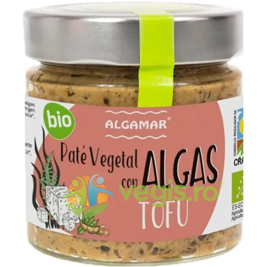 Pate Vegetal cu Alge si Tofu Ecologic/Bio 180g ALGAMAR — preț și oferte