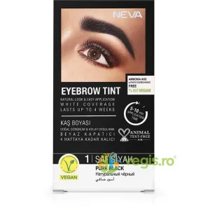 Vopsea Permanenta pentru Sprancene Negru Pur fara Amoniac 30ml