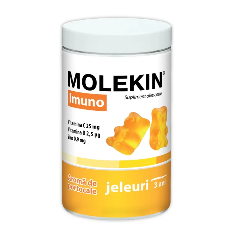 Molekin Imuno 3 ani+, 60 jeleuri gumate, Zdrovit — preț și oferte