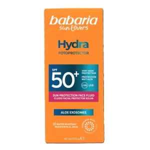 Fluid pentru fata cu protectie solara SPF 50+ UVA&UVB Hydra Fotoprotector, 40 ml, Babaria