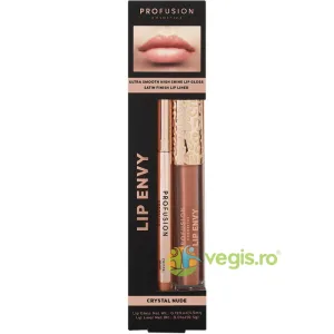Set Lip Envy Crystal Nude: Luciu de Buze Ultra Neted si Lucios 3.5ml + Creion de Buze cu Finish Satinat 0.3g