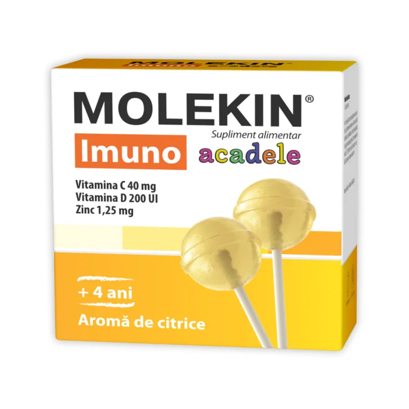 Molekin Imuno 4 ani+, 12 acadele, Zdrovit — preț și oferte