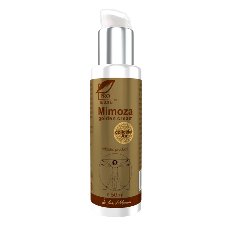 Crema cu Mimoza si Aur Coloidal - Mimoza golden cream, 50ml, Medica - Pro Natura — preț și oferte