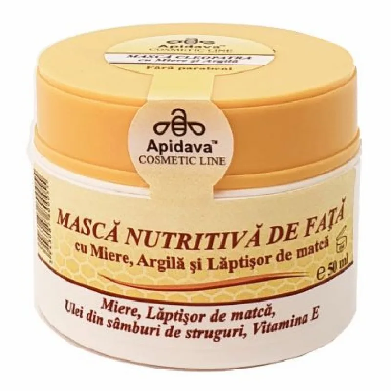 Masca nutritiva de fata Cleopatra, 50 ml, Apidava — preț și oferte