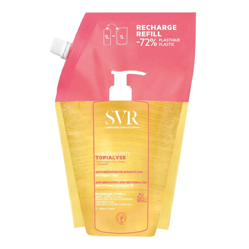 Refill Ulei micelar lavant pentru fata si corp Topialyse, 1L, SVR — preț și oferte