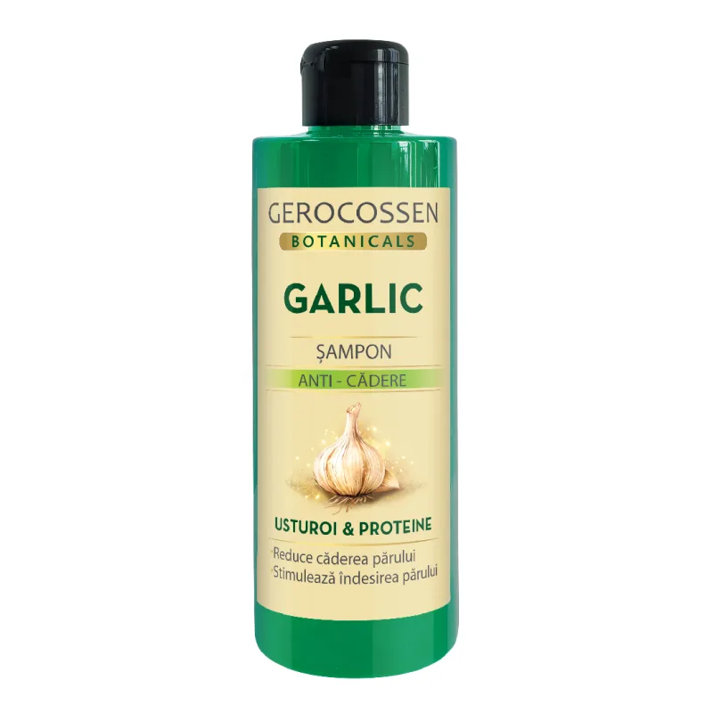Sampon anti-cadere Usturoi si Proteine, Botanicals, 400 ml, Gerocossen — preț și oferte