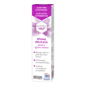 Spuma delicata pentru igiena intima Intimohelp, 150 ml, Zdrovit