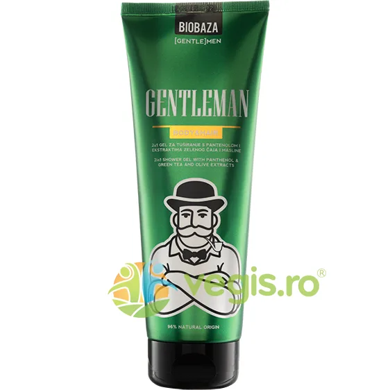 Sampon si Gel de Dus pentru Barbati cu Extract de Ceai Verde si Panthenol 220ml BIOBAZA — preț și oferte