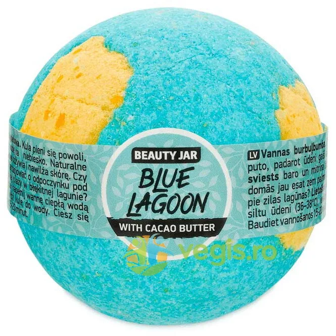 Bila de Baie Efervescenta cu Unt de Cacao Blue Lagoon 150g BEAUTY JAR — preț și oferte
