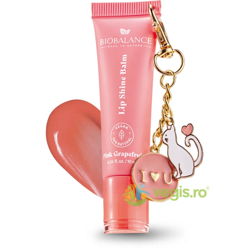 Balsam de Buze cu Efect Lucios Pink Grapefruit 10ml BIO BALANCE — preț și oferte