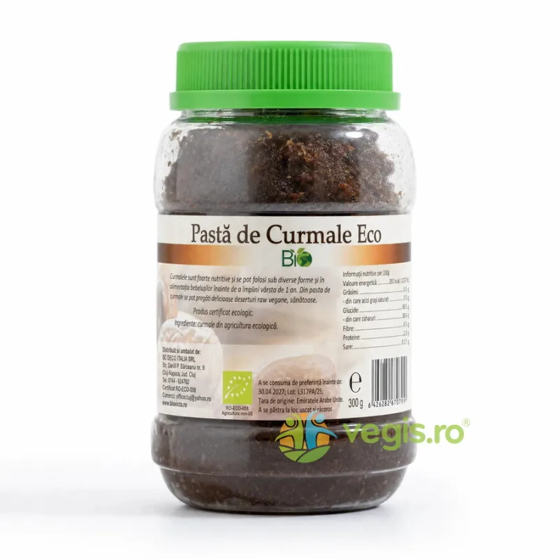 Pasta de Curmale Ecologica/Bio 300g Deco Italia — preț și oferte