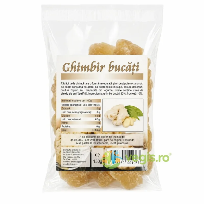 Ghimbir Bucati 150g Deco Italia — preț și oferte