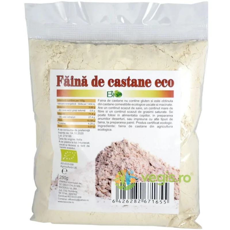 Faina de Castane Ecologica/Bio 250g Deco Italia — preț și oferte