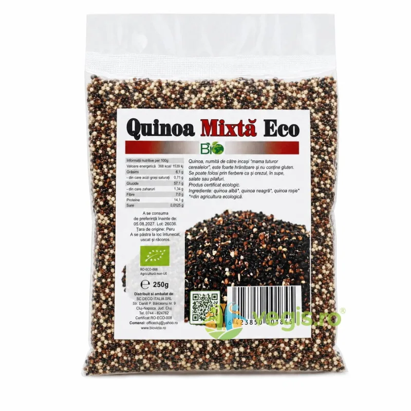 Quinoa Mixta Ecologica/Bio 250g Deco Italia — preț și oferte