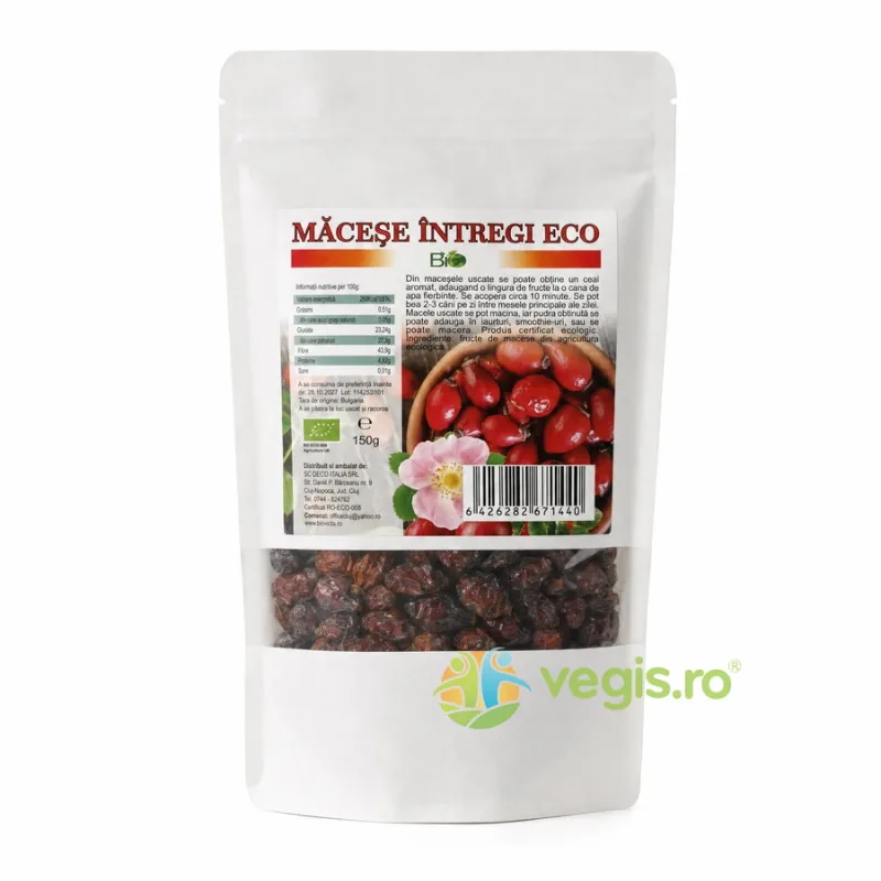 Macese Intregi Uscate Ecologice/Bio 150g Deco Italia — preț și oferte