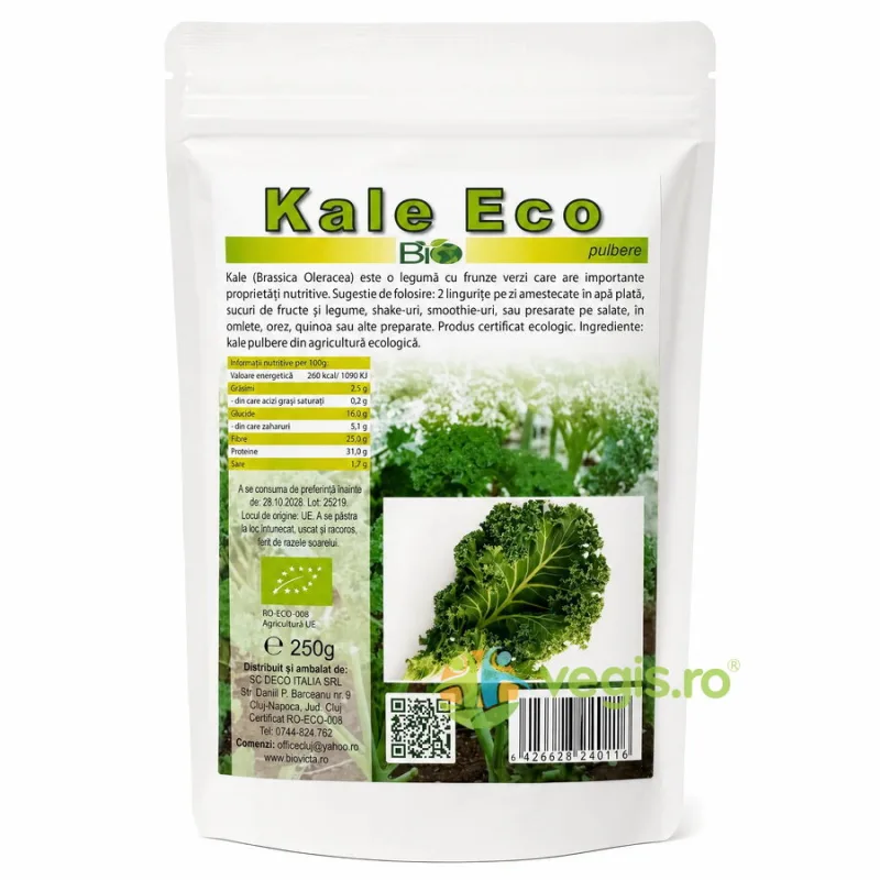 Kale Pudra Ecologica/Bio 250g Deco Italia — preț și oferte