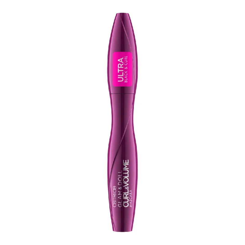 Mascara Curl &Volume Glam&Doll, 010 Black, 10 ml, Catrice — preț și oferte