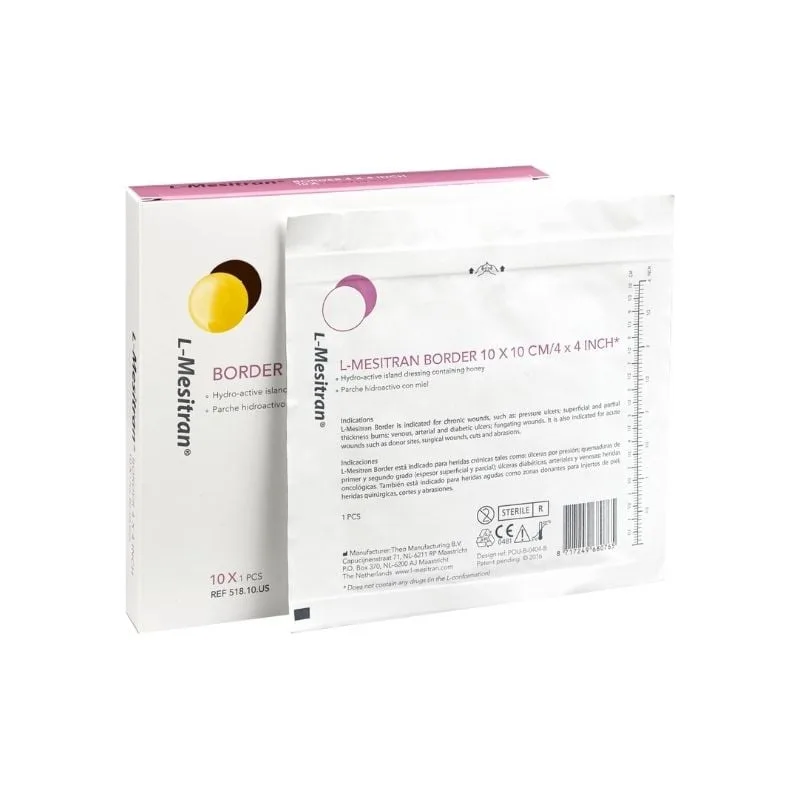 Pansament L-Mesitran Border 10cmx10cm, 10 bucati THEO MANUFACTURING — preț și oferte