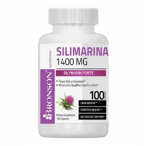 Silimarina Milk Thistle 1400 mg, 100 capsule, Bronson Laboratories