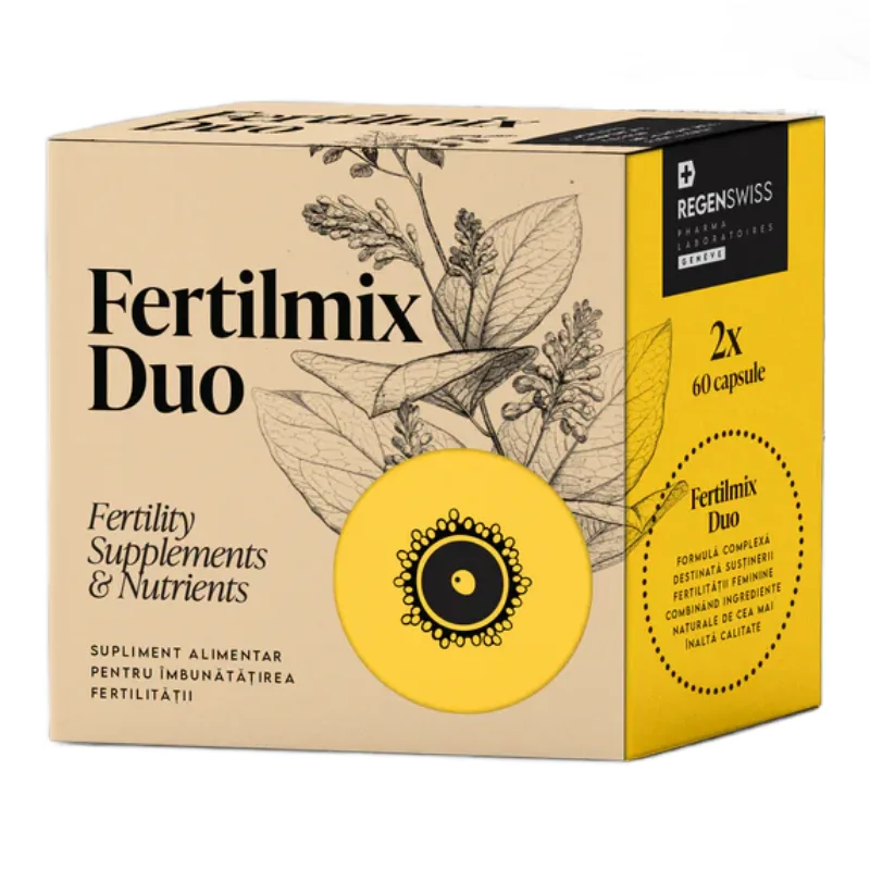 Fertilmix Duo, 120 capsule, Regenswiss REGENSWISS PHARMA — preț și oferte
