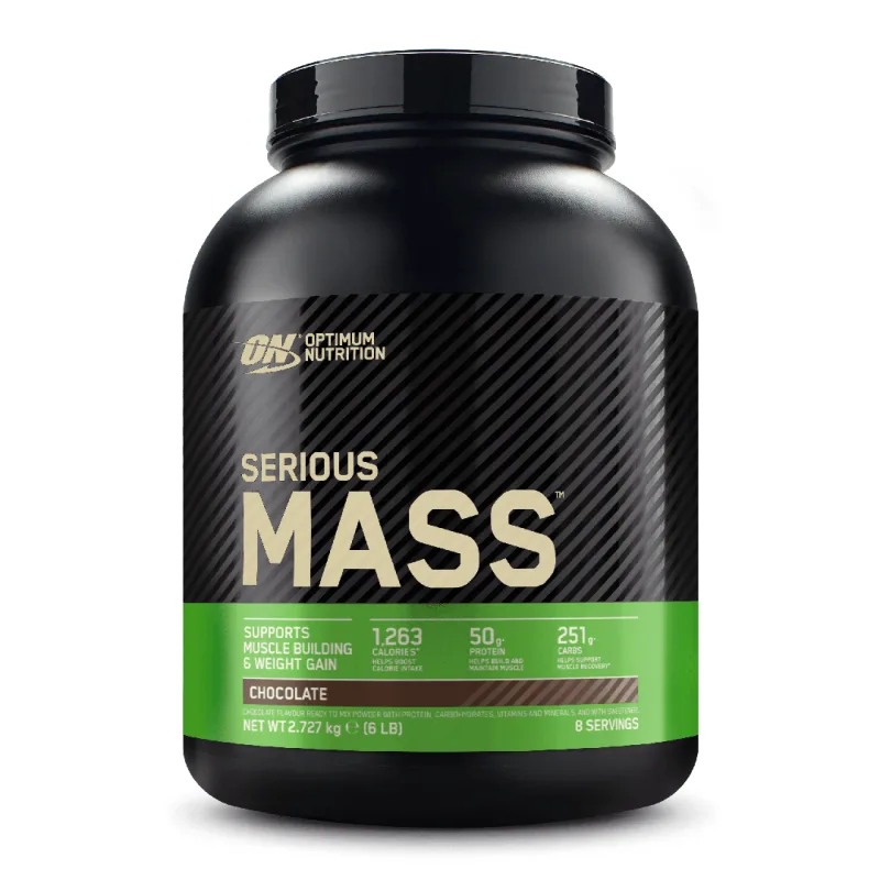 Gainer proteine din zer ON Serious Mass, Chocolate, 2.73 kg, Optimum Nutrition — preț și oferte