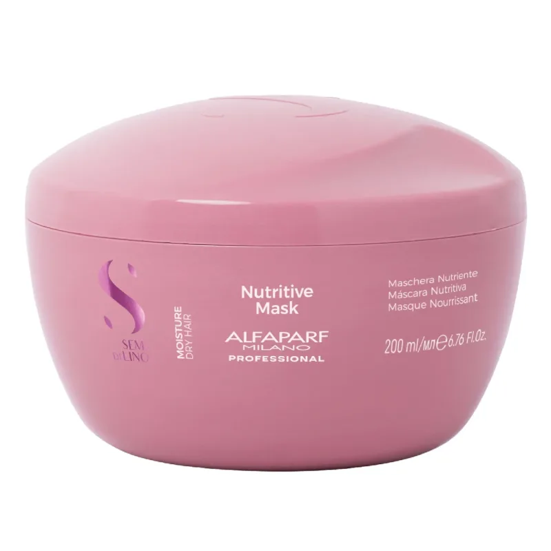 Masca pentru hidratare fara sulfati Semi di Lino Moisture Nutritive Mask, 200 ml, Alfaparf — preț și oferte