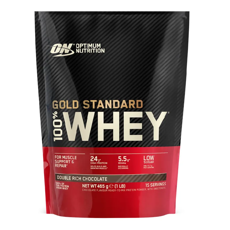 Proteine din zer, pudra proteica, ON 100% Whey Gold Standard, ciocolata, 465g, Optimum Nutrition — preț și oferte