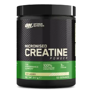 Creatina micronizata monohidrat Unflavoured, 317g, Optimum Nutrition