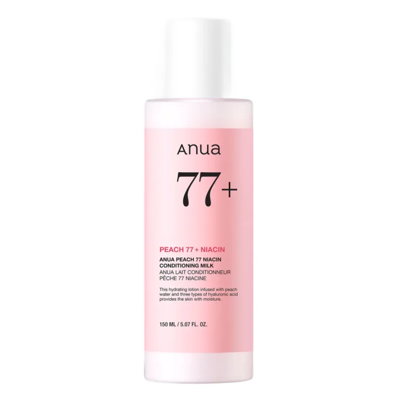Lotiune de fata Peach 77 Niacin Conditioning Milk, 150 ml, Anua — preț și oferte