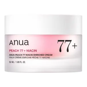 Crema de fata Peach 77 Niacin Enriched, 50 ml, Anua