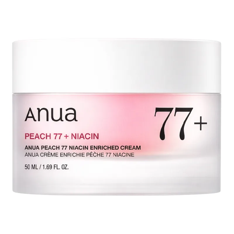 Crema de fata Peach 77 Niacin Enriched, 50 ml, Anua — preț și oferte
