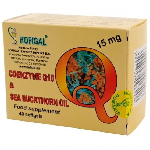 Coenzima Q10 In Ulei Catina, 40cps, Hofigal — preț și oferte