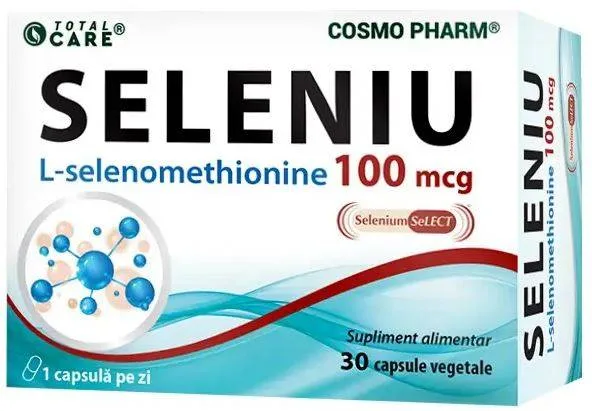 SELENIU 100mcg, 30 capsule - COSMO PHARM — preț și oferte