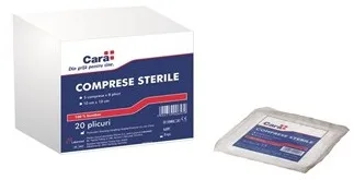 Comprese sterile, 10x10 cm, Cara — preț și oferte