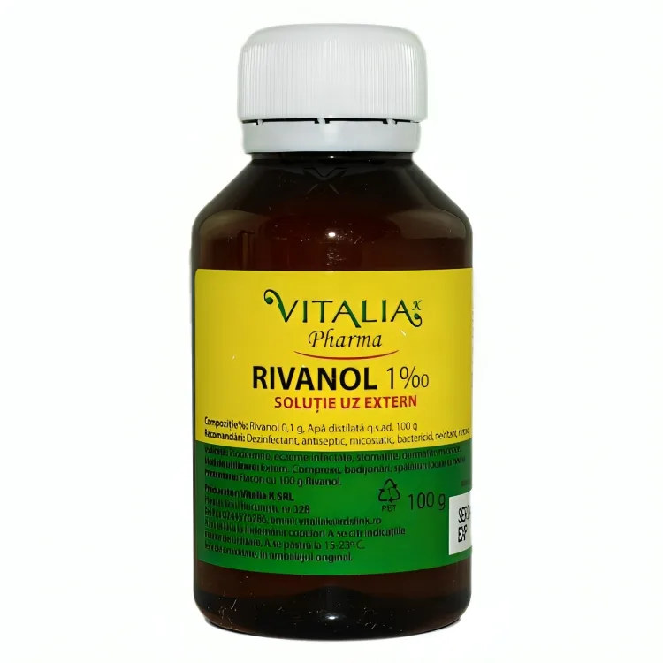 Rivanol 0.1%, 100g, Vitalia Vitalia Pharma — preț și oferte