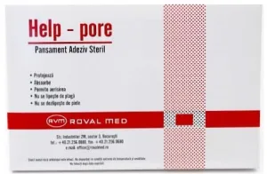 Pansamente adezive sterile, 5x7 Roval Med