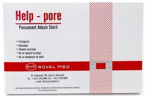 Pansamente adezive sterile, 5x7 Roval Med — preț și oferte