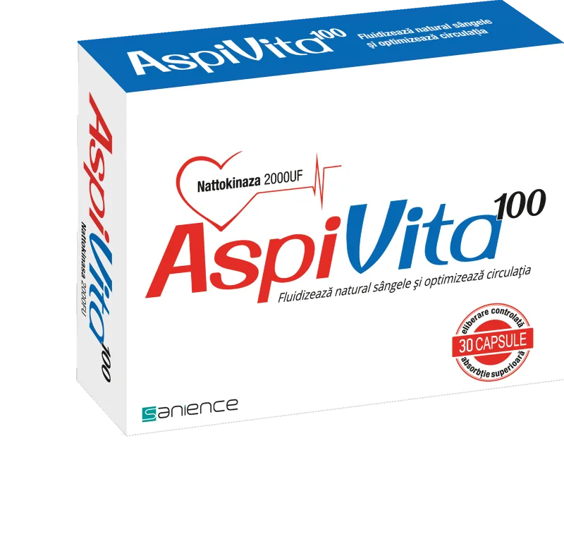 AspiVita 100, 30 capsule, Sanience — preț și oferte