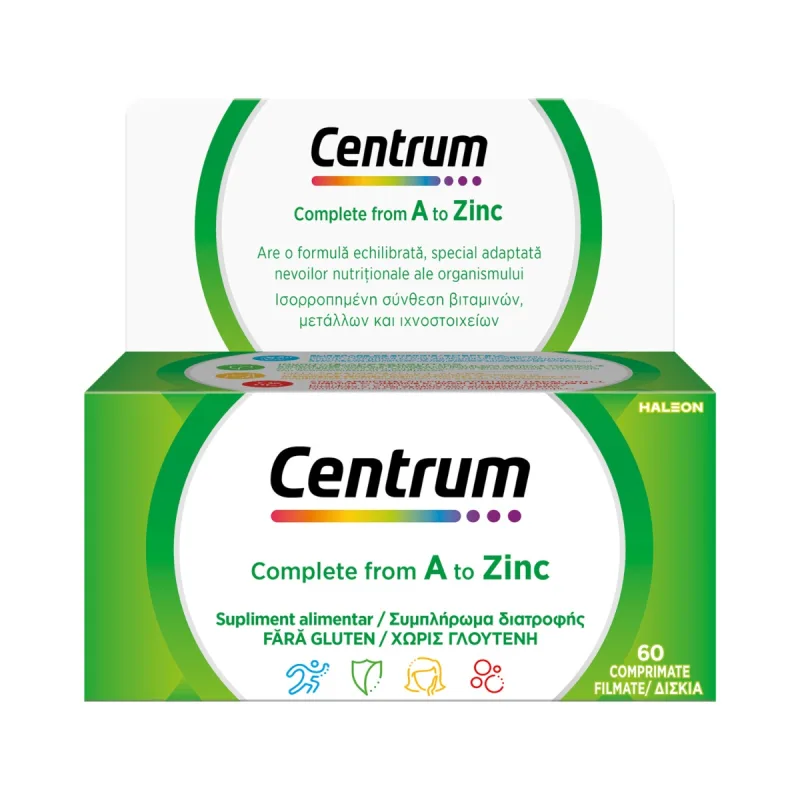 Centrum Complet de la A la Zinc, 60 comprimate, Haleon — preț și oferte