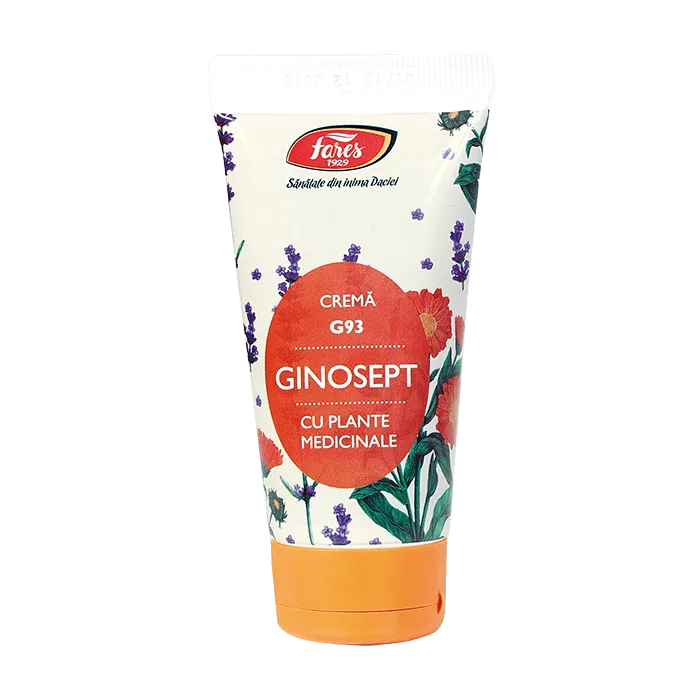 Ginosept crema cu plante medicinale, 50ml, Fares — preț și oferte