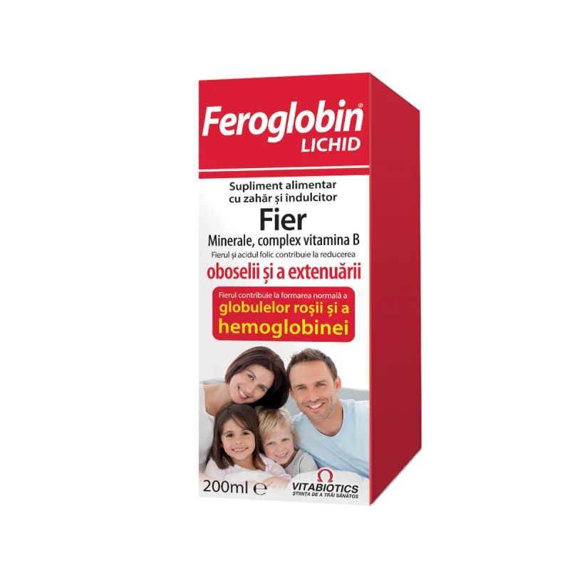 Feroglobin lichid, 200 ml, Vitabiotics — preț și oferte