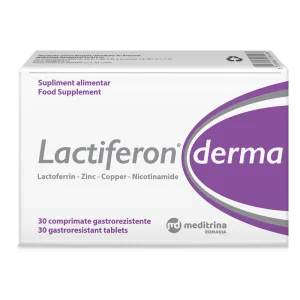 Lactiferon Derma, 30 comprimate gastrorezistente, Meditrina Pharmaceuticals