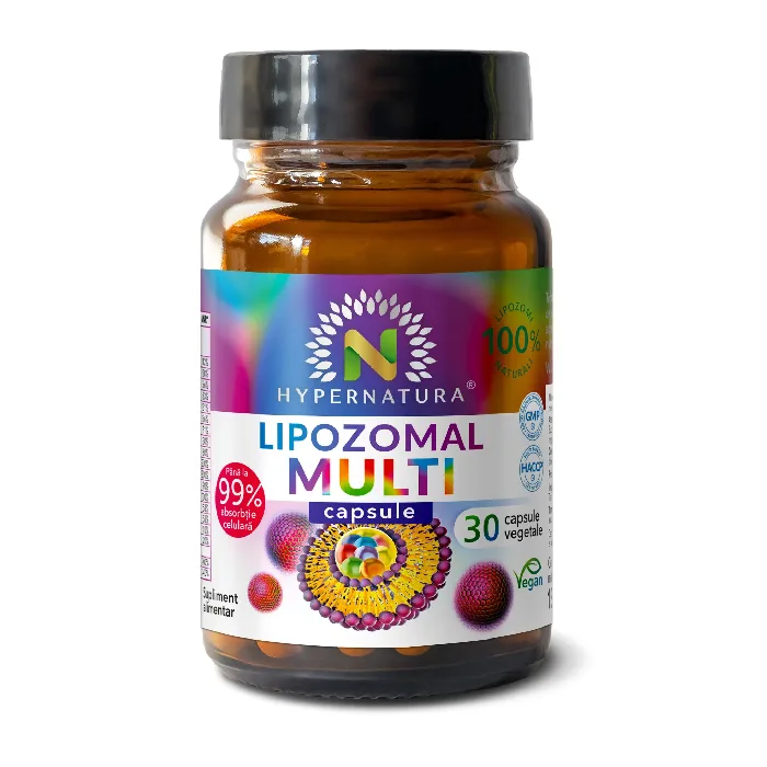 Lipozomal Multi Vitamin, 30 capsule vegetale, Hypernatura — preț și oferte
