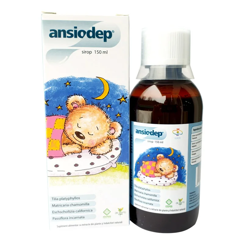 Ansiodep sirop, 150 ml, Dr. Phyto — preț și oferte