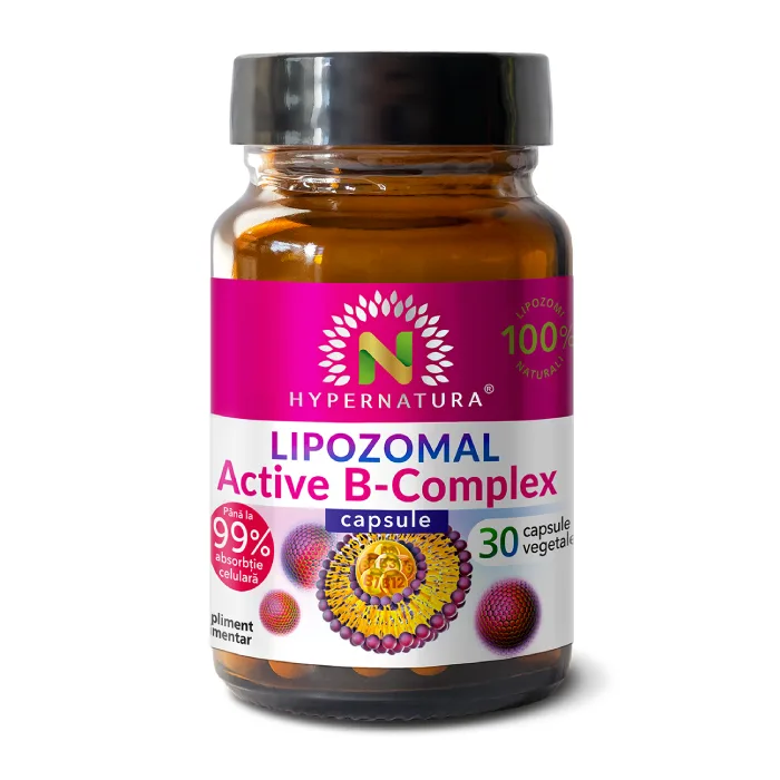 Lipozomal Active B complex, 30 capsule, Hypernatura — preț și oferte