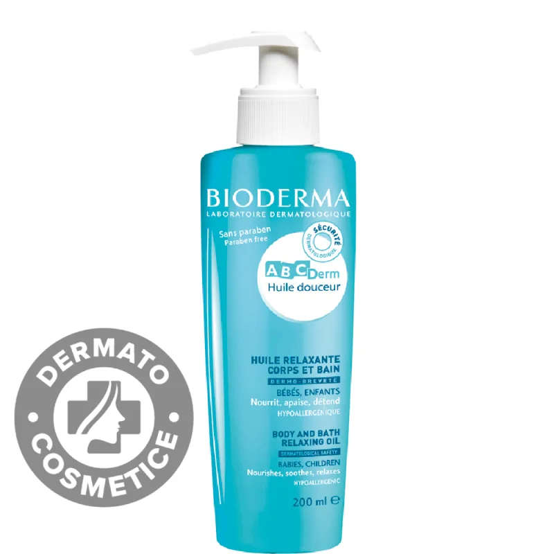 Ulei de corp ABC Derm, 200ml, Bioderma — preț și oferte