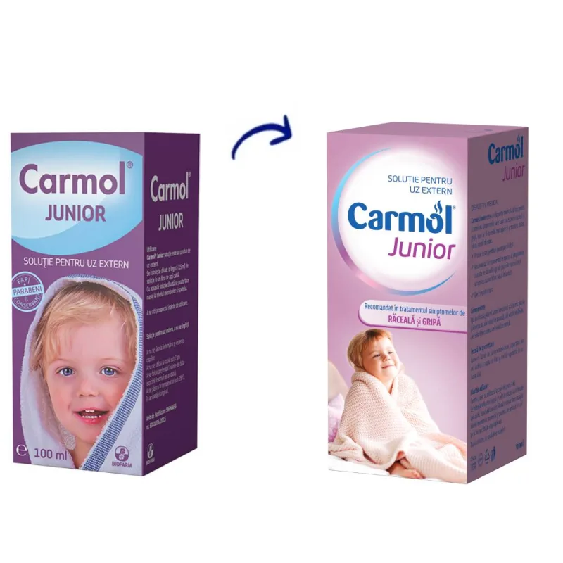 Carmol Junior, 100ml, Biofarm — preț și oferte